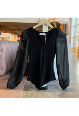 SADIE & SAGE GLEAM MIXED MEDIA BODYSUIT