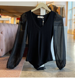 SADIE & SAGE GLEAM MIXED MEDIA BODYSUIT