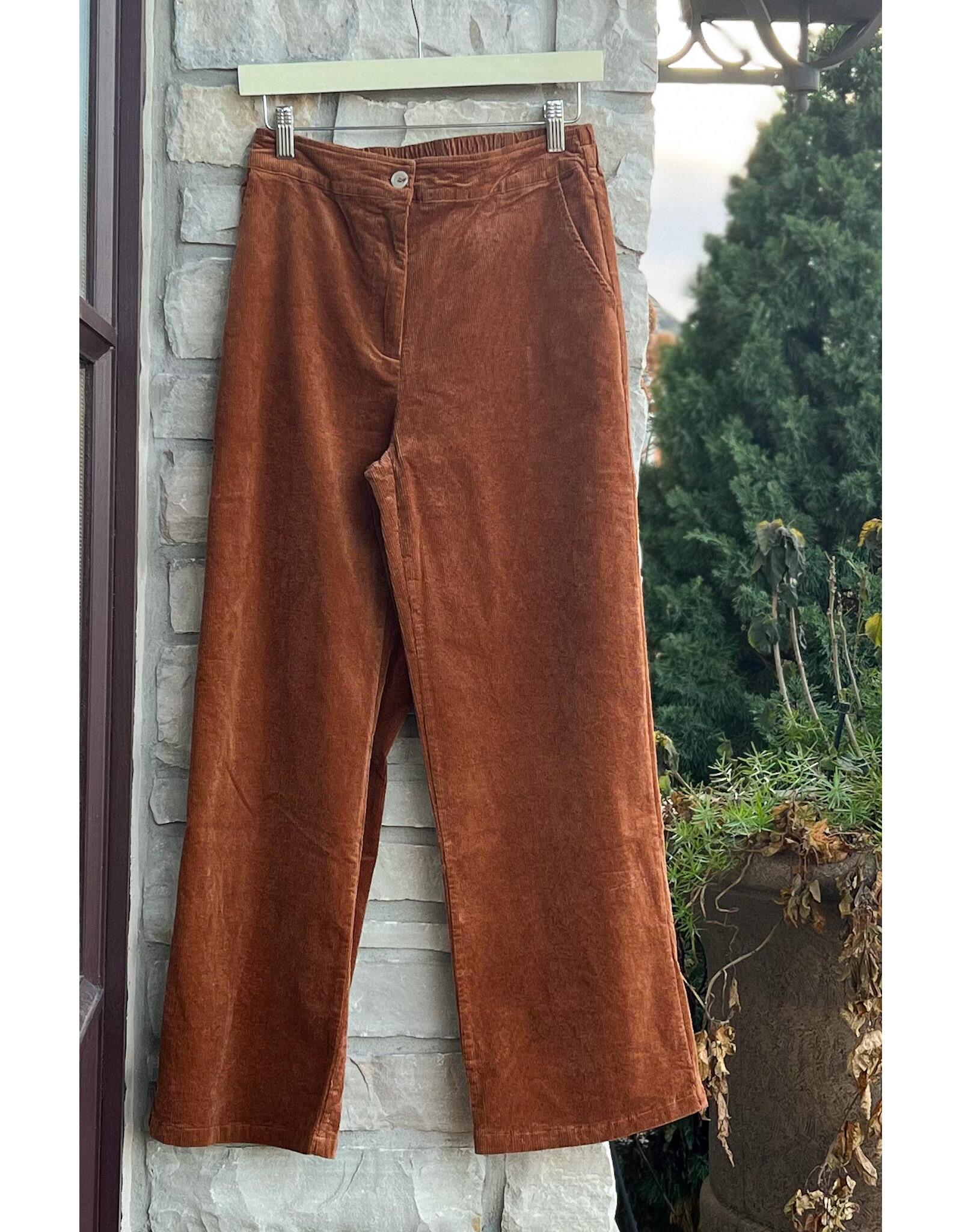 ANGUS CORDUROY SEMI WIDE LEG PANT