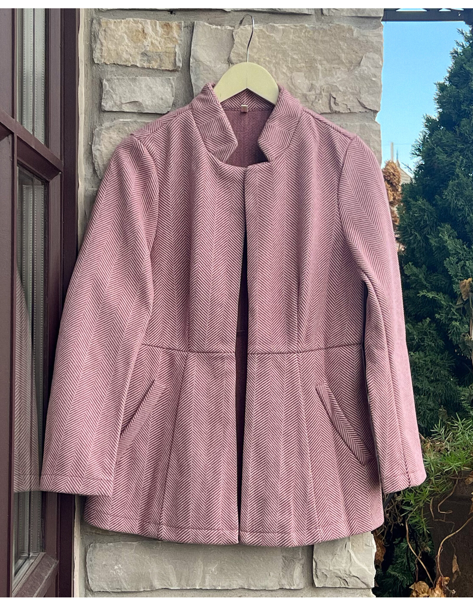 LOLITA HERRINGBONE BLAZER