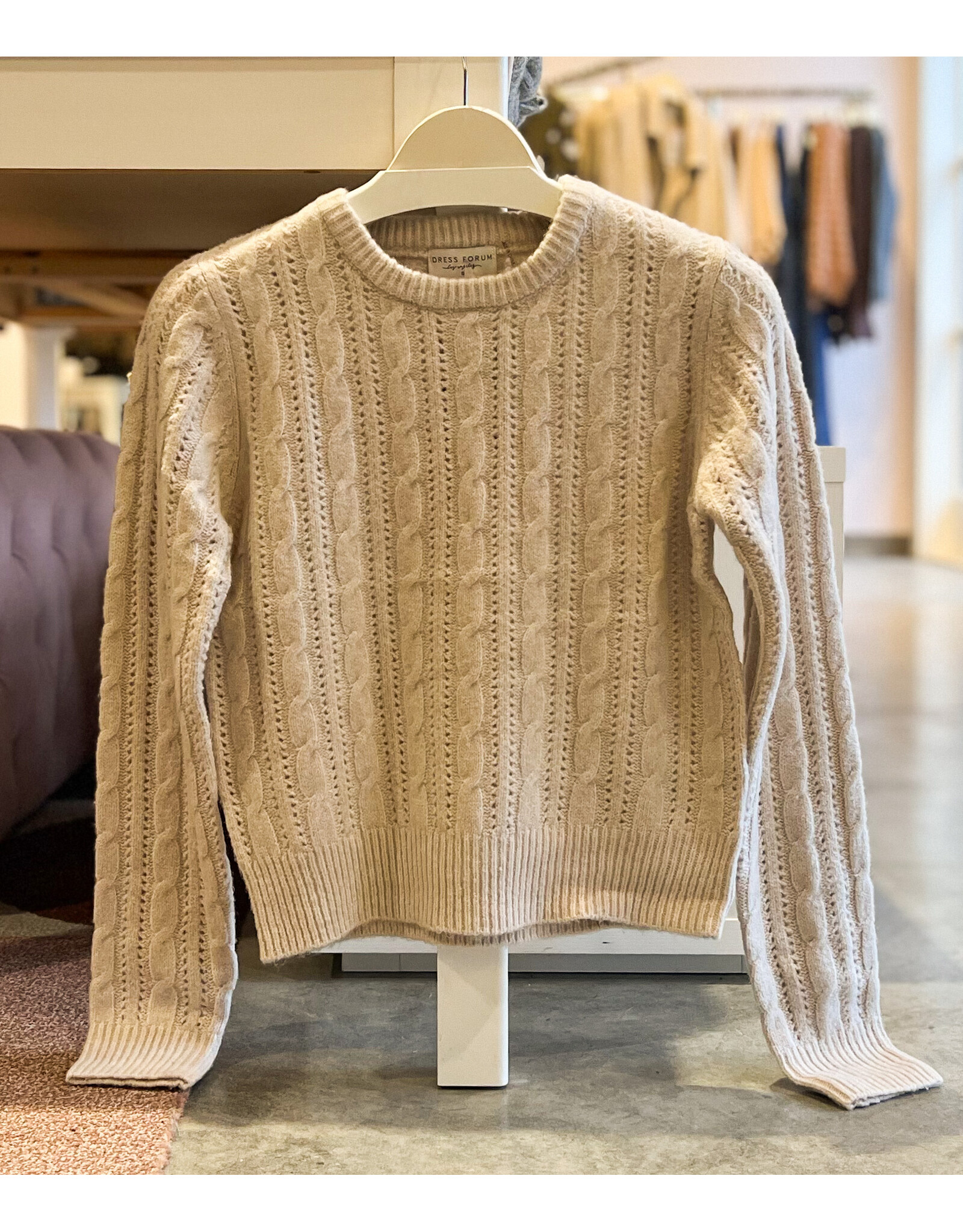 IVOR CABLE KNIT SWEATER