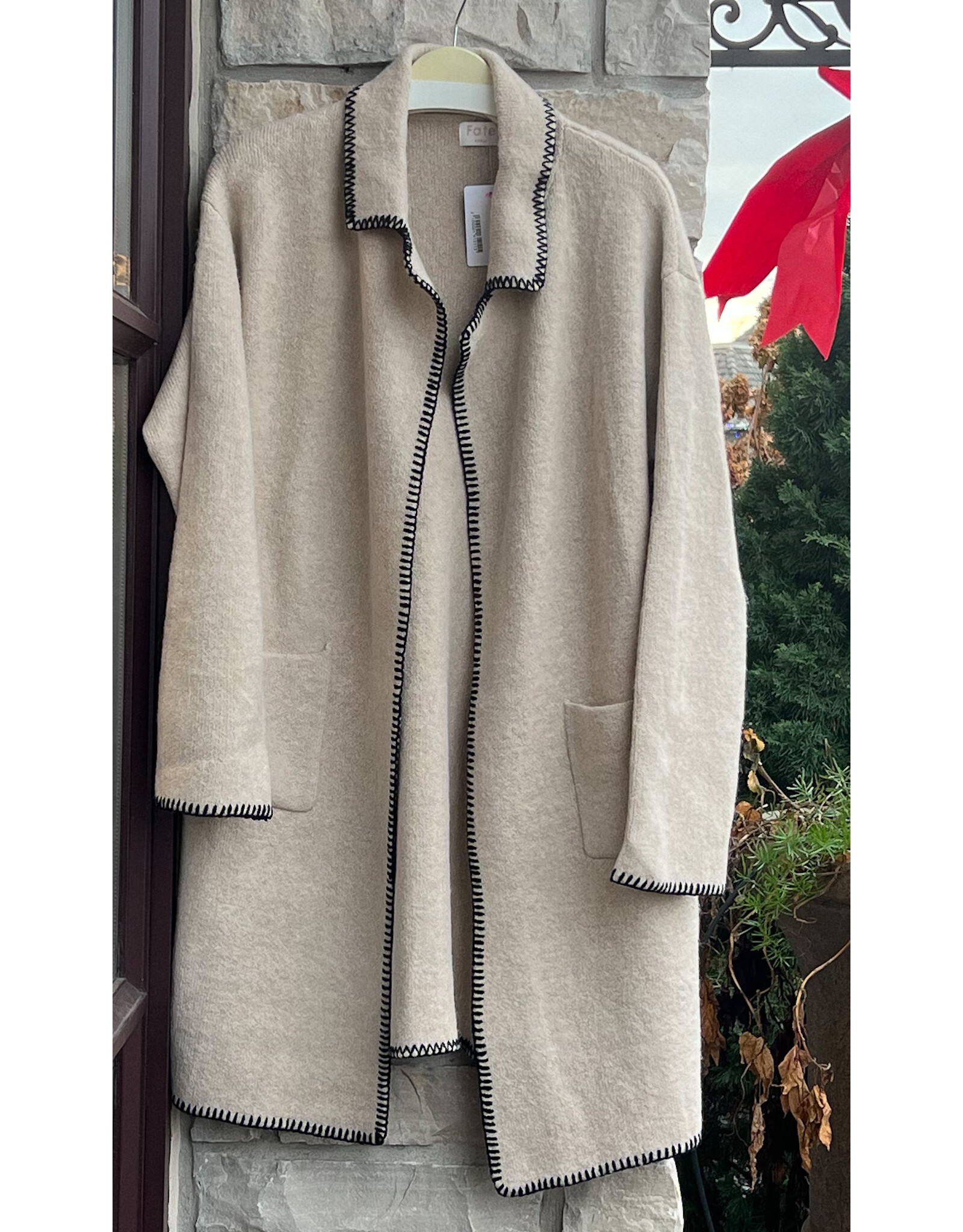 HIRAM WHIPSTITCH DETAIL SWEATER