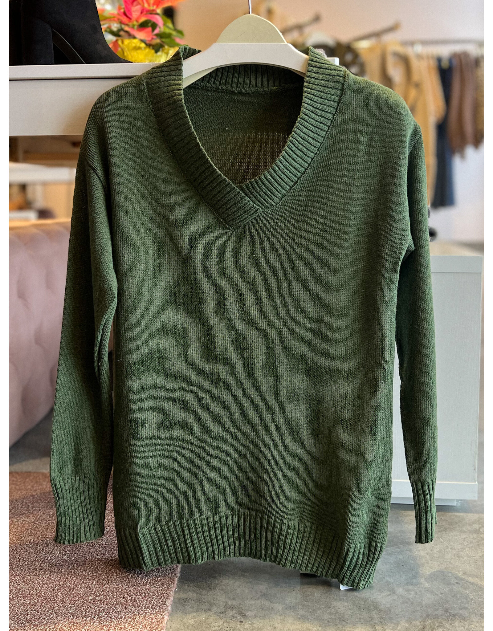 LAITH V NK SWEATER