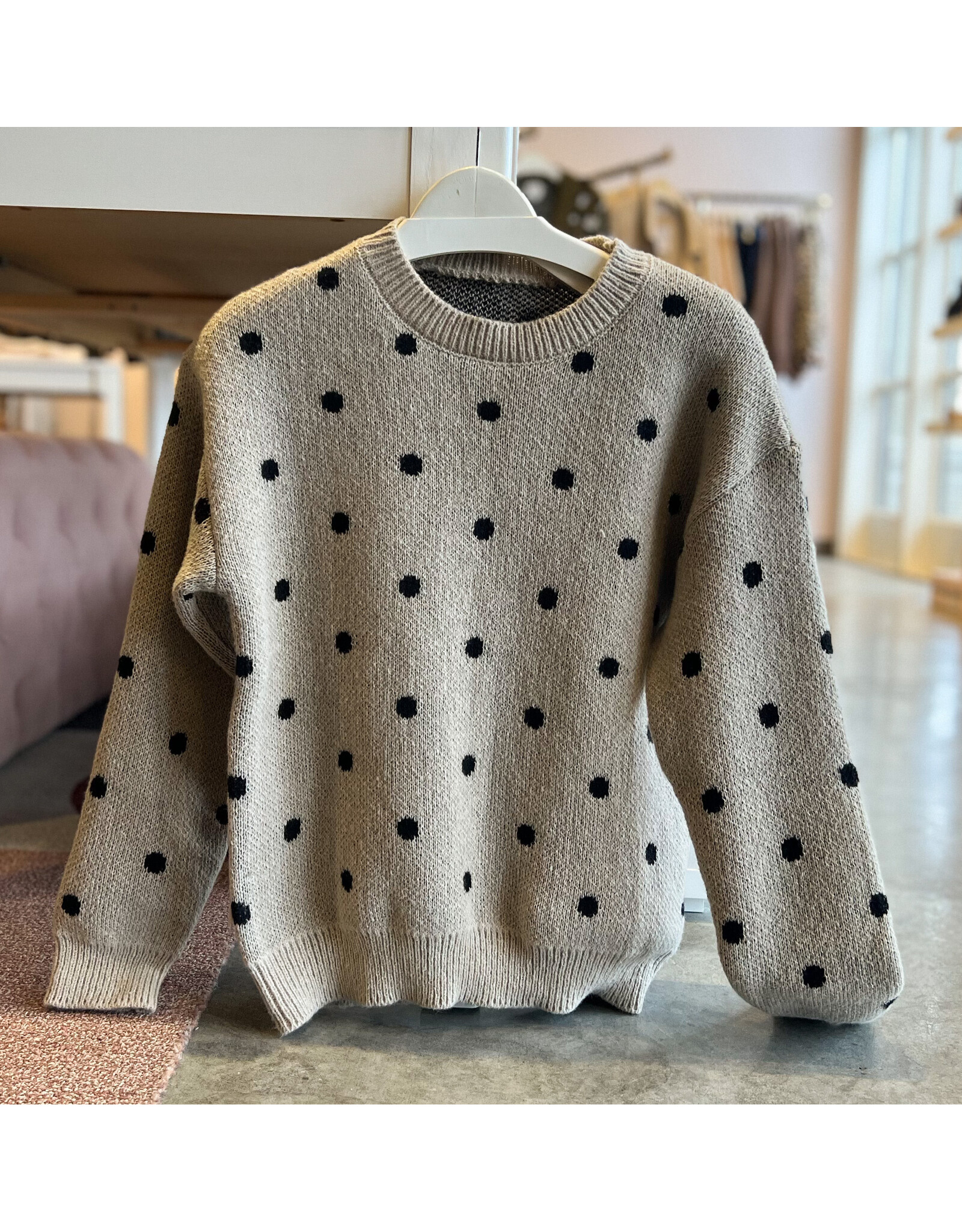 CONALL POLKA DOT SWEATER
