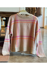 BARNEY PLAID SWEATER