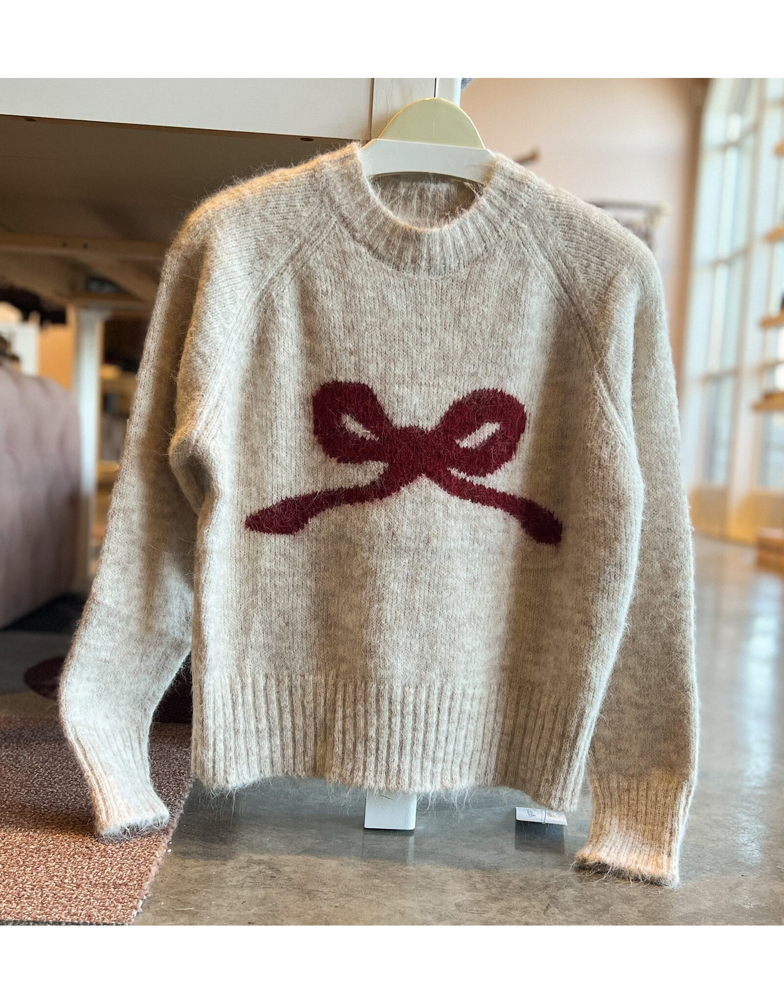 HERBERT BOW KNITTED SWEATER