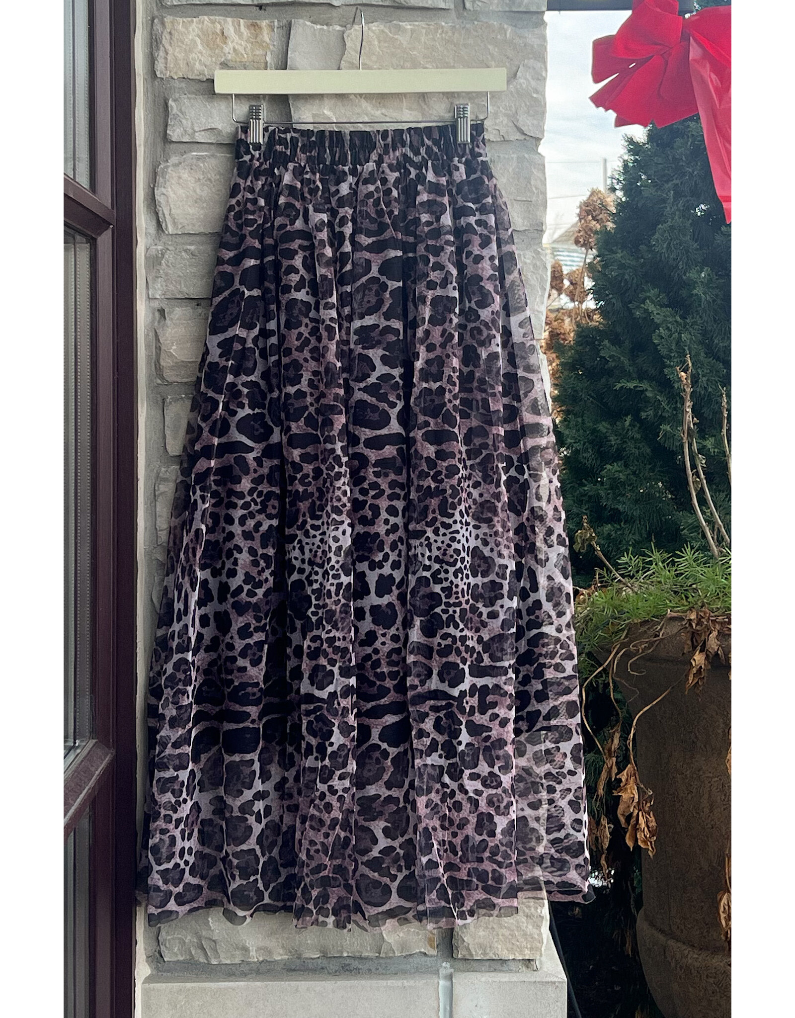 IDRIS LEOPARD SKIRT