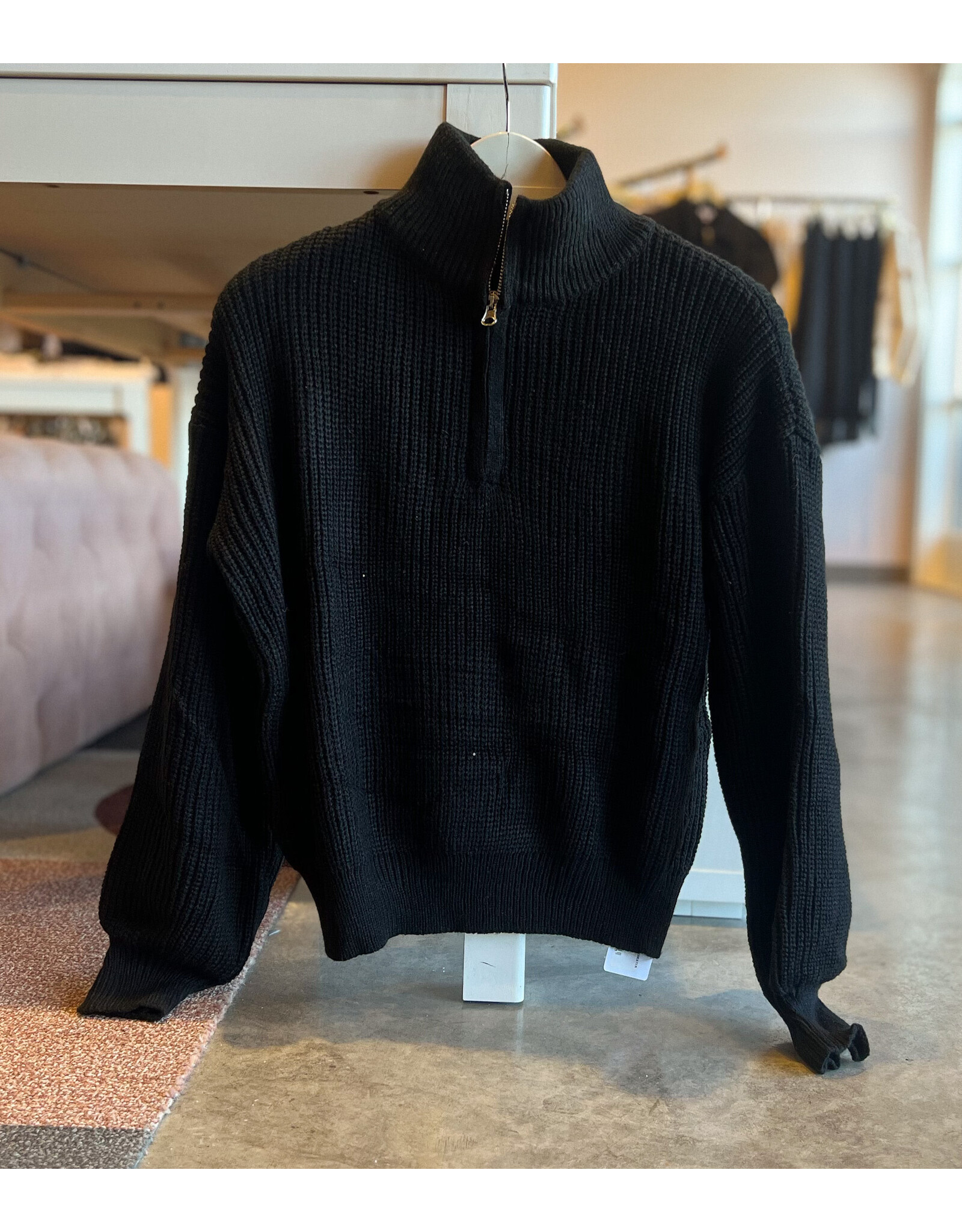 INIGO POLO ZIP SWEATER