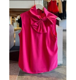 MILEVA BOW DETAIL SLEEVELESS TOP