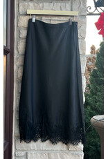 LORA LACE HEM MIDI SKIRT