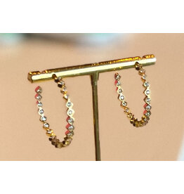 EVELINA DIAMOND HOOP