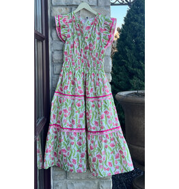 GETHIN RUFFLE SLV DRESS