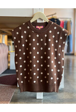 HYACINTH POLKA DOT TOP