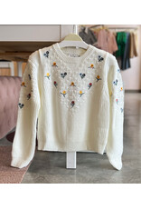 BETTIE EMBROIDERED SWEATER