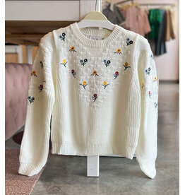 BETTIE EMBROIDERED SWEATER