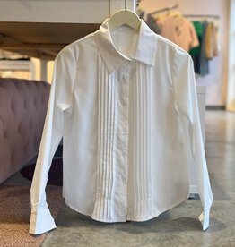 CURTIS PLEATED BUTTON DOWN TOP