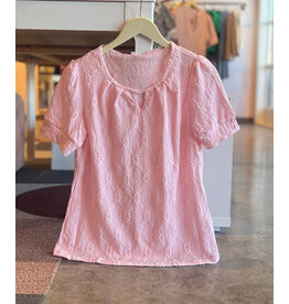 ZULEIKA EYELET KNIT TOP