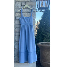 AJAX LACE TRIM MIDI DRESS