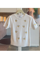 JAGGER FLORAL S/S SWEATER