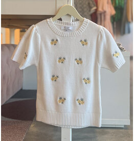 JAGGER FLORAL S/S SWEATER