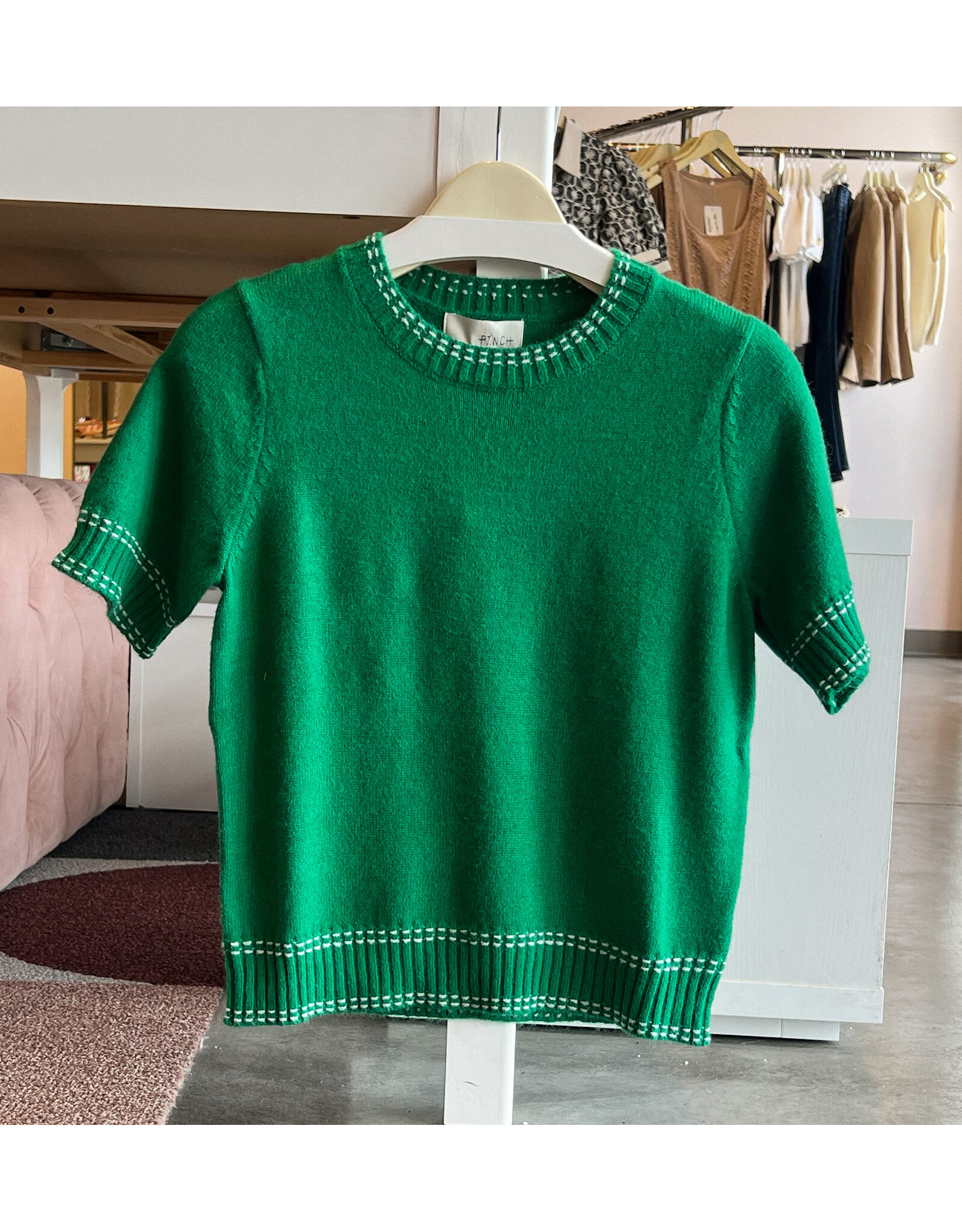 MABEL S/S SWEATER TOP
