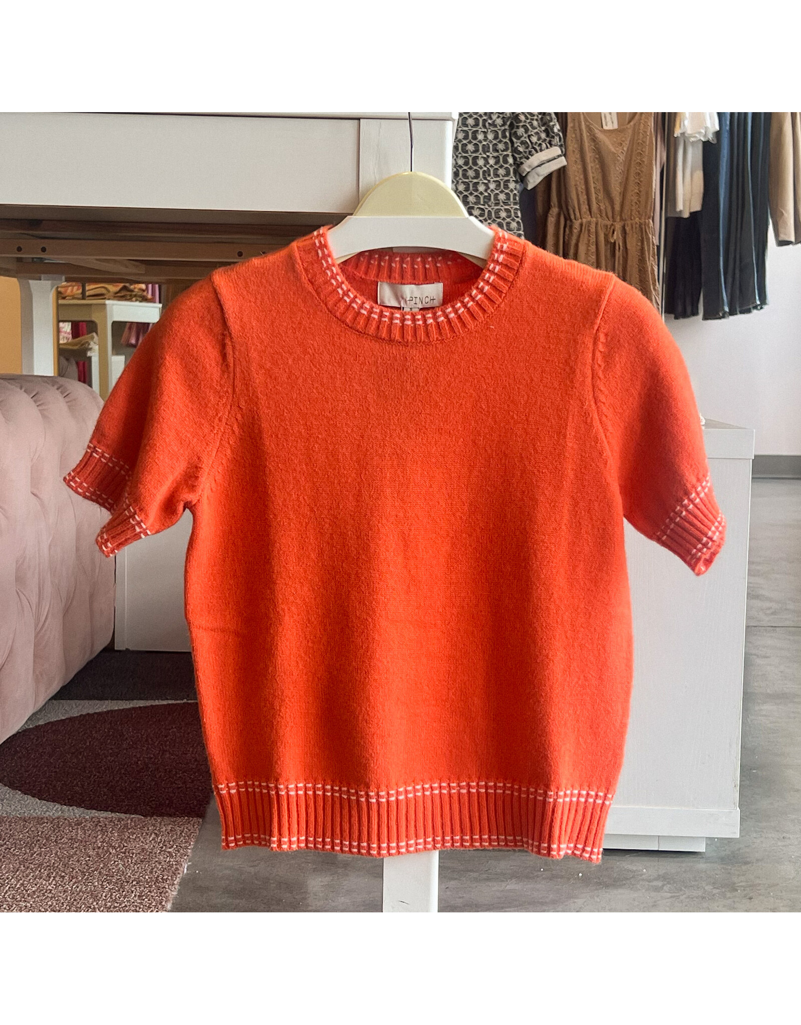 MABEL S/S SWEATER TOP