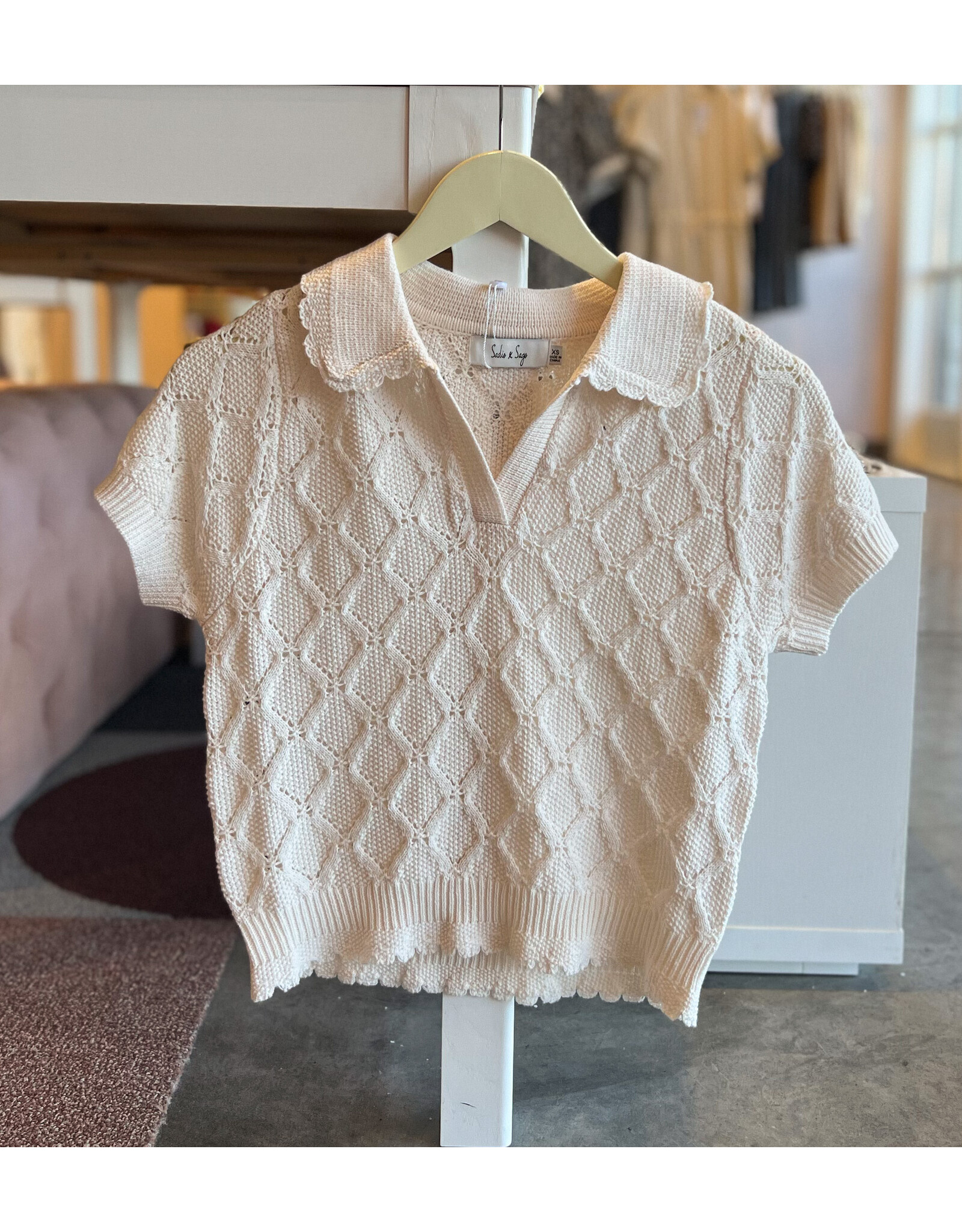 JOSEPHINE POLO SWEATER