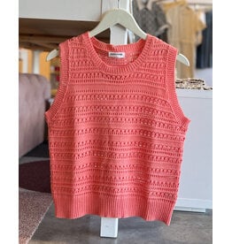 LEWIS CROCHET SLVLSS SWEATER TOP
