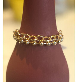 OWAIN 2 ROW TOGGLE BRACELET