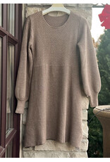 MOISEI LANTERN SLEEVE DRESS