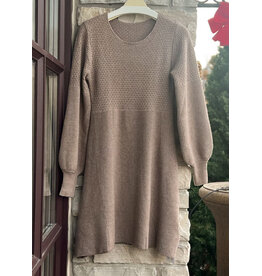 MOISEI LANTERN SLEEVE DRESS