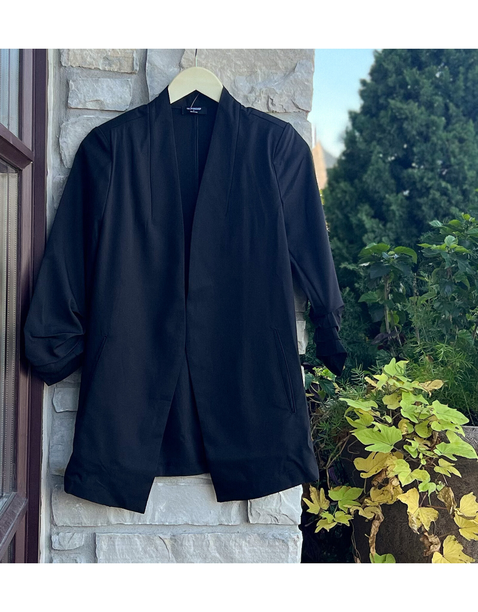 ARCHIE RUCHED SLV BLAZER