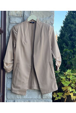 ARCHIE RUCHED SLV BLAZER