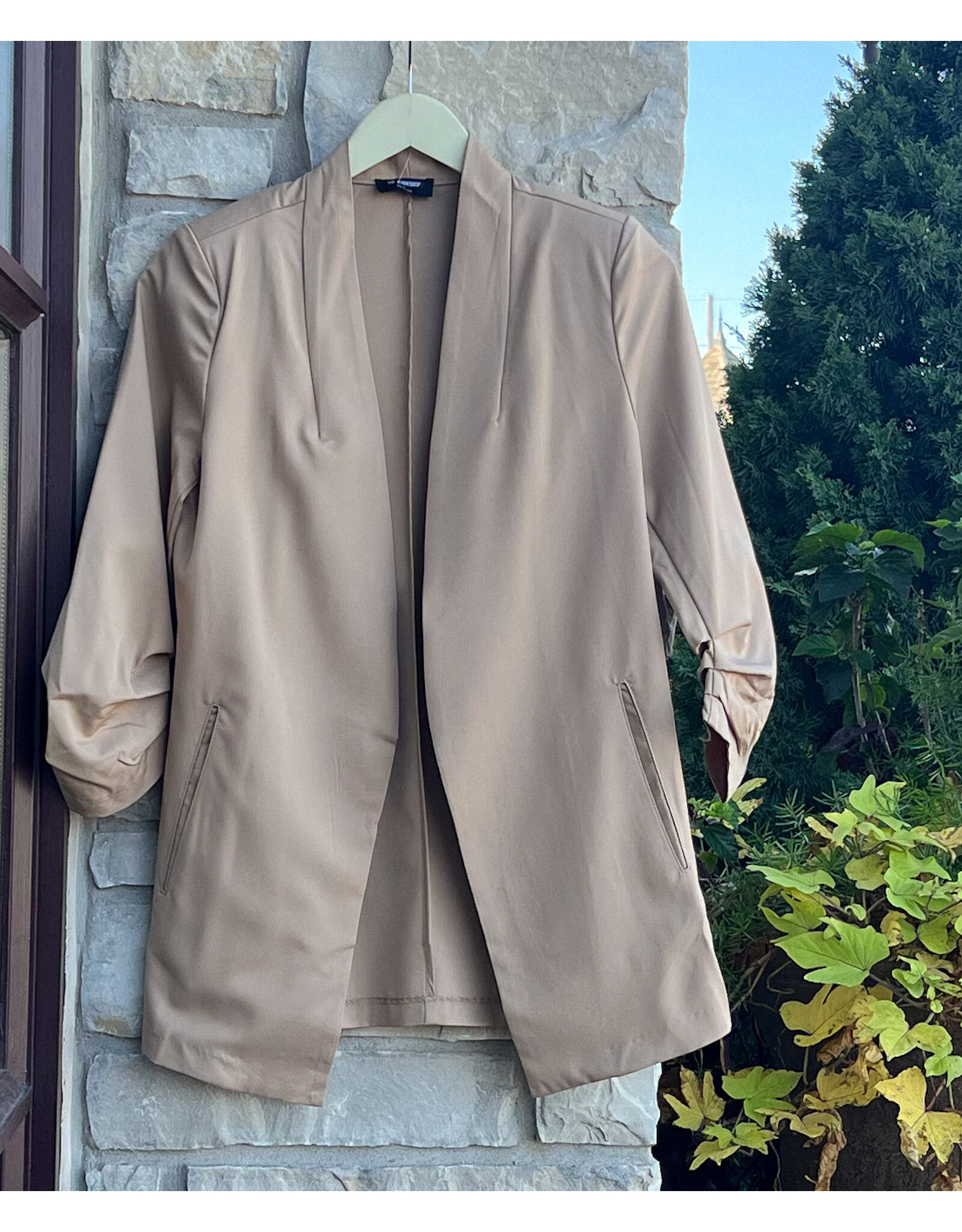 ARCHIE RUCHED SLV BLAZER