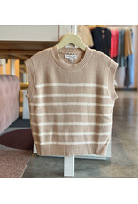JUNO STRIPE SWEATER TOP