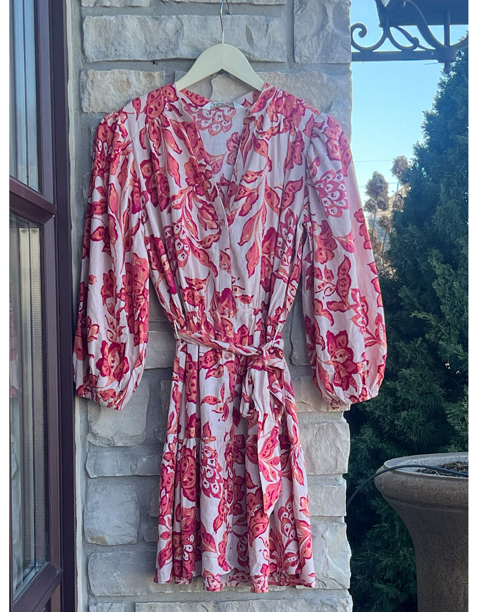 KENJI BOHO SARSA PRINT DRESS