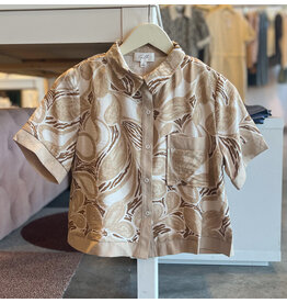 ELECTRA BUTTON UP DETAIL TOP