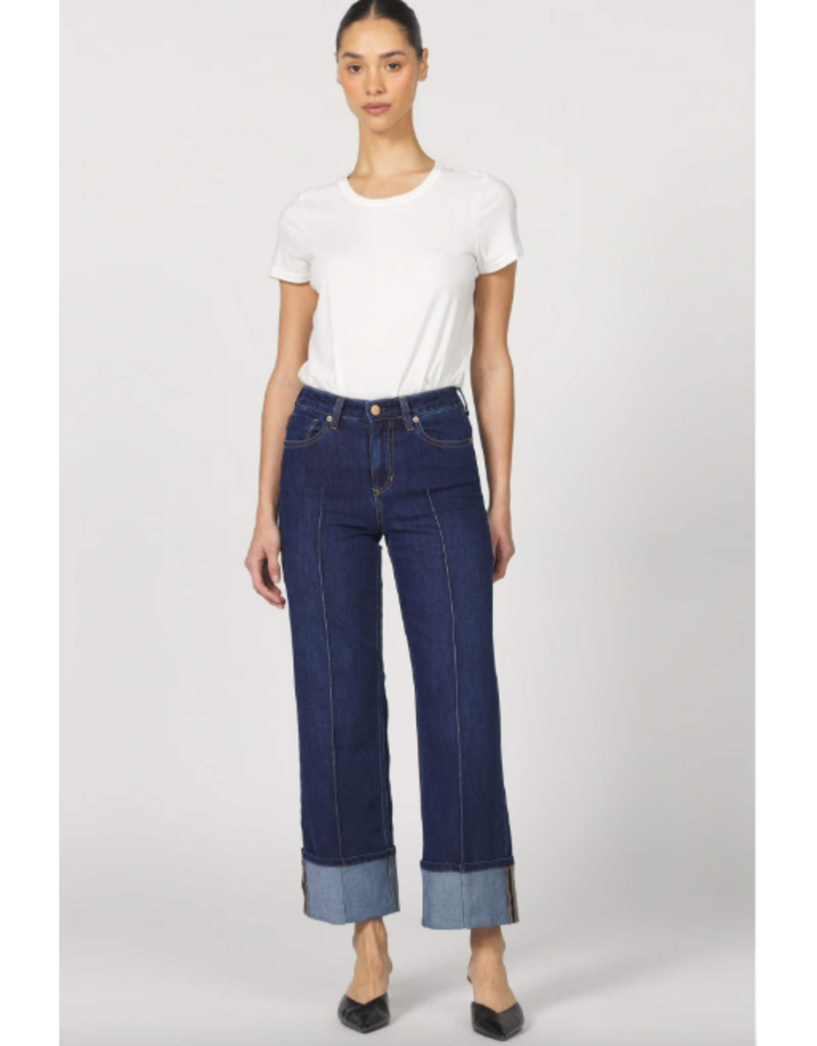 DEAR JOHN HOLLY HR WIDE LEG DENIM