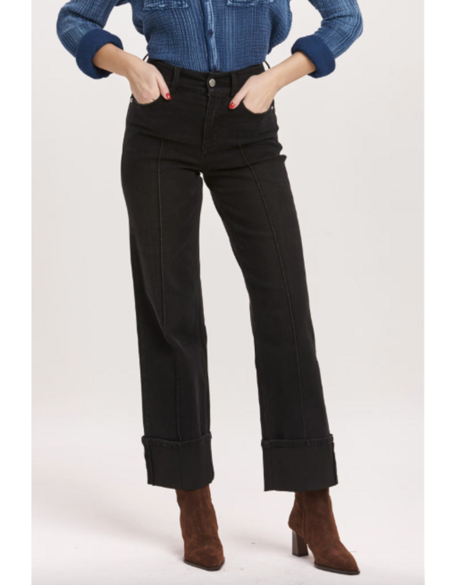 DEAR JOHN HOLLY HR WIDE LEG DENIM