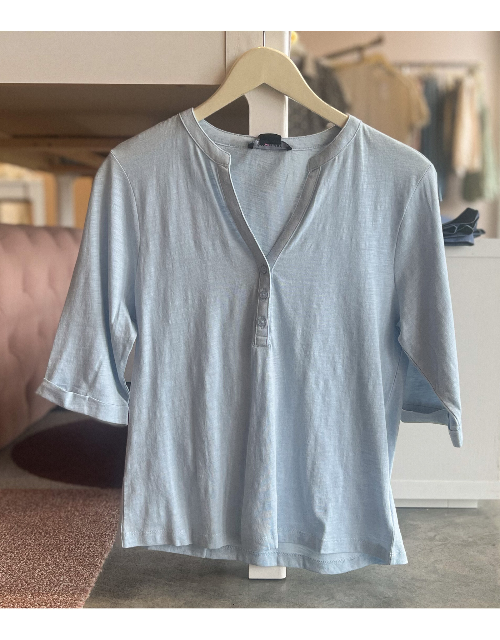 SANCTUARY RHODES ROLLED SLEEVE TEE