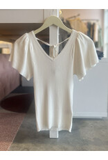 MOLLY BRACKEN CAILEAN V NECK SWEATER TOP