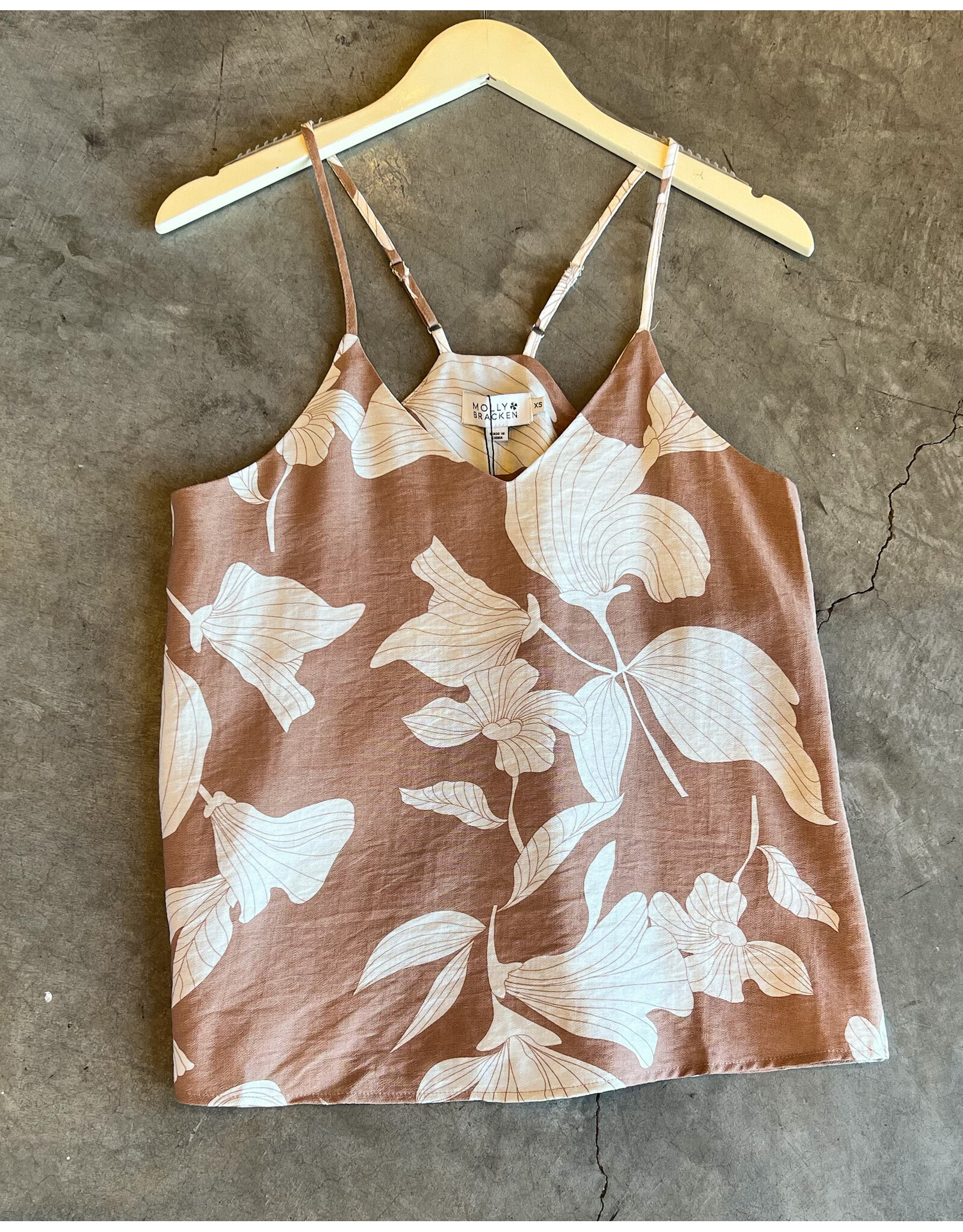 MOLLY BRACKEN HENDRY FLORAL PRINT CAMISOLE