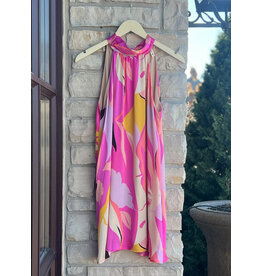 ROSHNI SHADES OF PARADISE HALTER DRESS