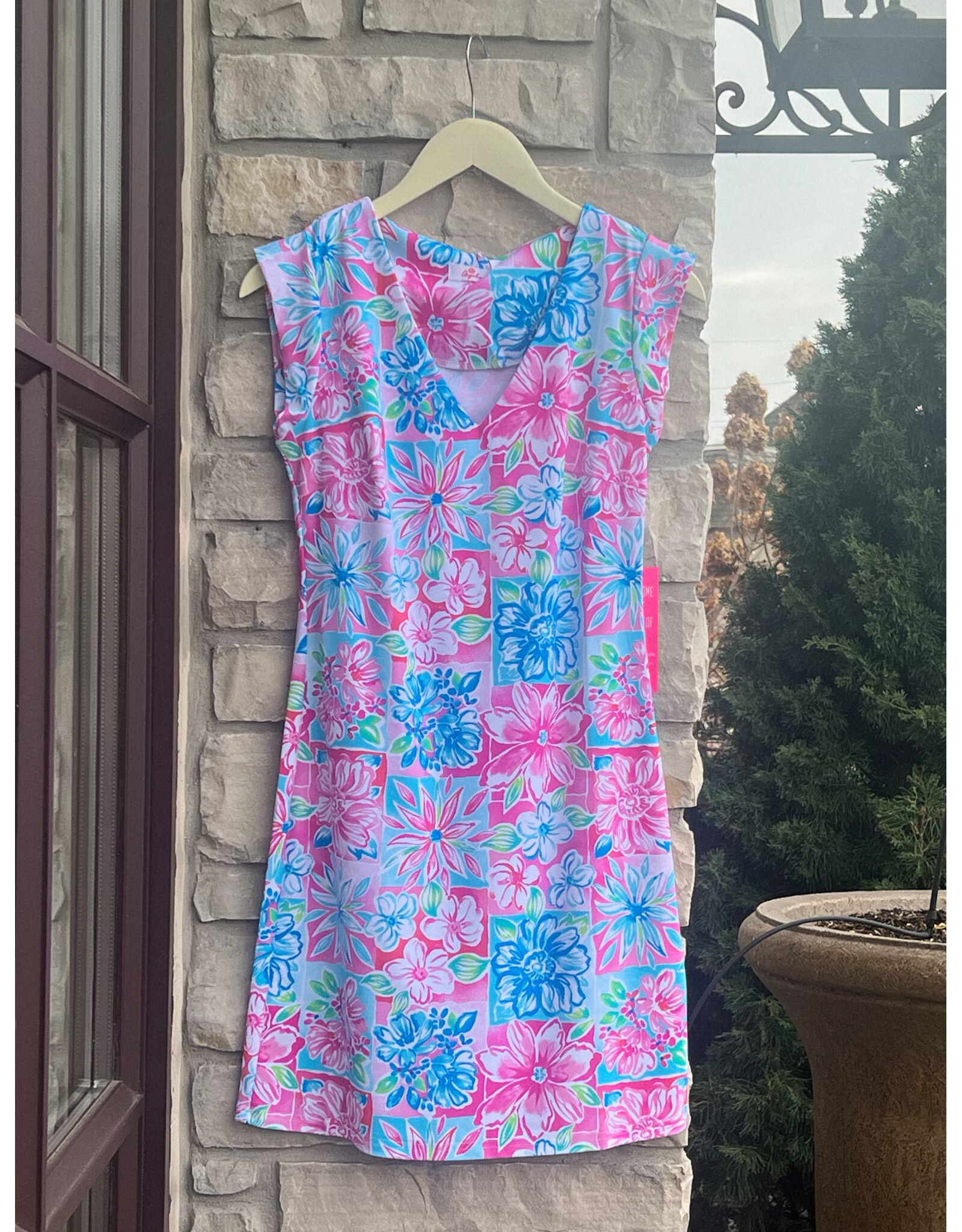 JANE RUFFLE CAP SLEEVE DRESS