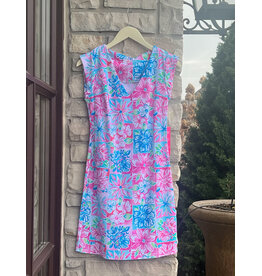 JANE RUFFLE CAP SLEEVE DRESS