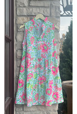 LAISON SLVLSS TIERED DRESS