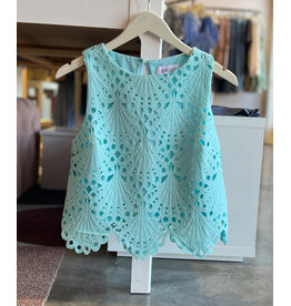 UMBERTO EYELET TOP