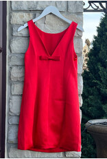 NAJIA BOW DETAIL BACK DRESS