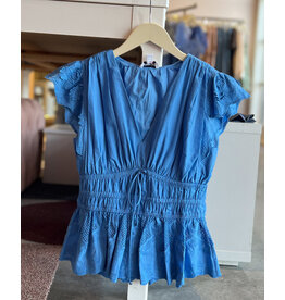 ARAMINTA V NK FLUTTER SLV TOP