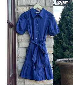 DAISUKE BUTTON DOWN MINI DRESS